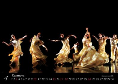 Tanzkalender 2022 der Gesellschaft für Ballett und Tanz Mönchengladbach Krefeld - April