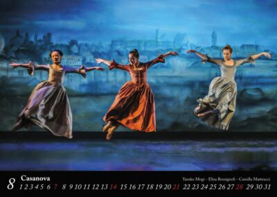 Tanzkalender 2022 der Gesellschaft für Ballett und Tanz Mönchengladbach Krefeld - August