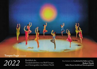 Tanzkalender 2022 der Gesellschaft für Ballett und Tanz Mönchengladbach Krefeld - Deckblatt