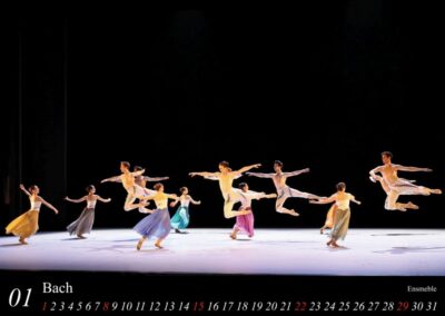 Jahreskalender 2023 - Ballett-Freunde - Theater Krefeld Mönchengladbach - Monat Januar