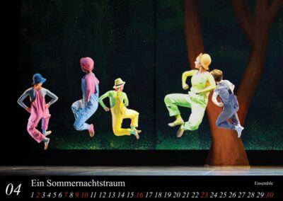 Jahreskalender 2023 - Ballett-Freunde - Theater Krefeld Mönchengladbach - Monat April