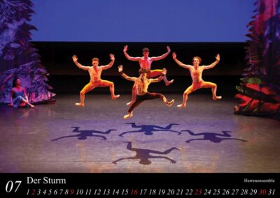 Jahreskalender 2023 - Ballett-Freunde - Theater Krefeld Mönchengladbach - Monat Juli