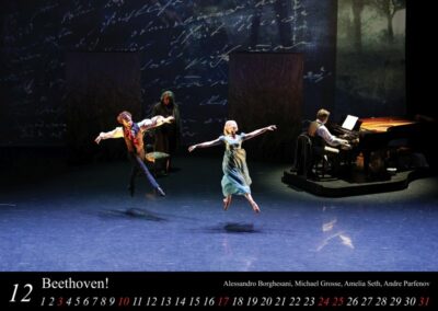 Jahreskalender 2023 - Ballett-Freunde - Theater Krefeld Mönchengladbach - Monat Dezember