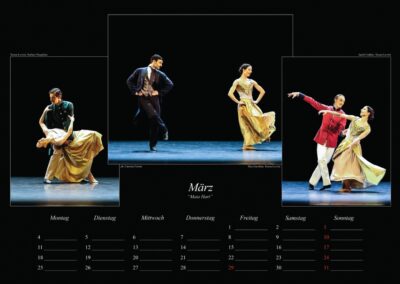 Ballett-Kalender Motiv März 2024