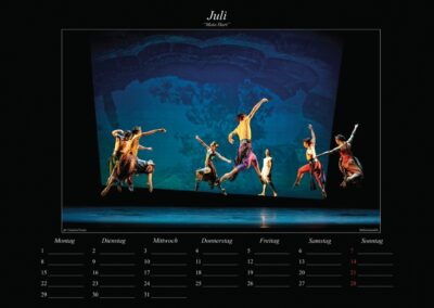 Ballett-Kalender Motiv Juli 2024