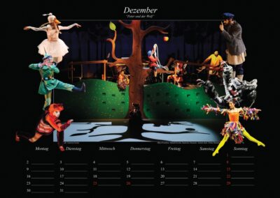 Ballett-Kalender Motiv Dezember 2024